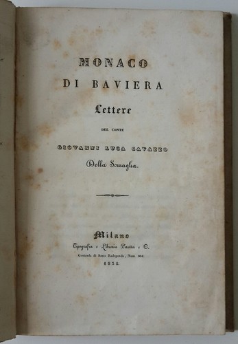 Monaco baviera lettere - baviera,