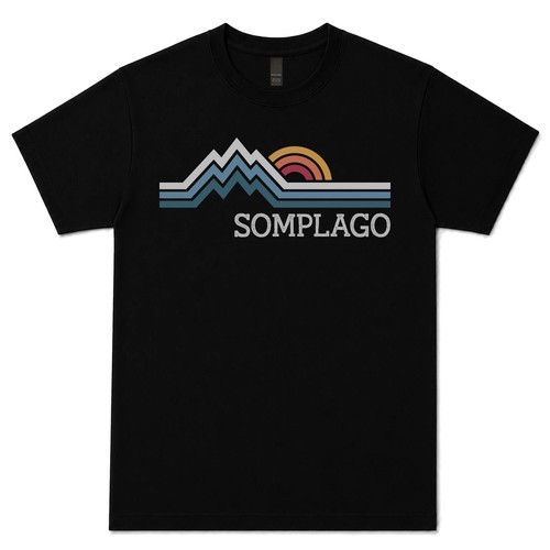 Maglietta somplago logo retrò - somplago,