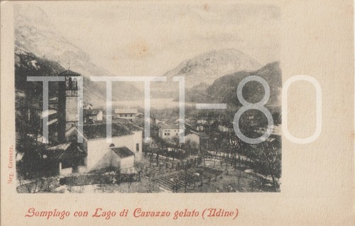 Somplago con lago di - con, il