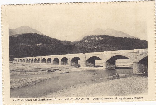 Ill ponte sul - sul, tagliamento